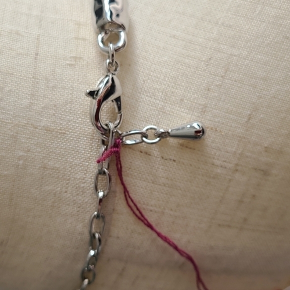 TRÏBE Faux Wood Disc Cord Necklace NWOT - Picture 3 of 7